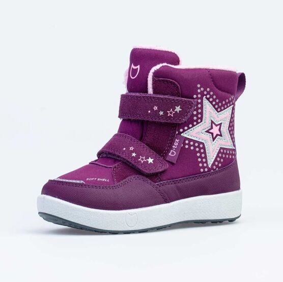 454829-41 Мембранные ботинки для девочки фио-роз