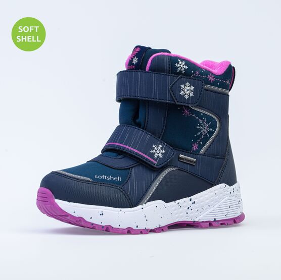 654820-41 Мембранные ботинки для девочки светло-синий