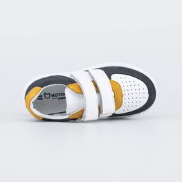 532279-27 Полуботинки из натуральной кожи для мальчики белый фото №4