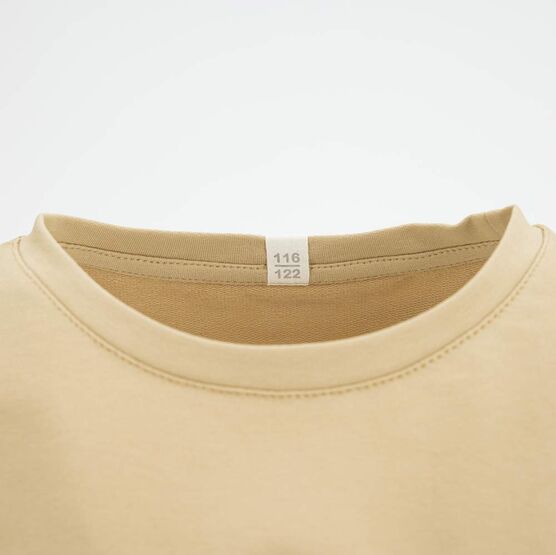 07764060-41 Костюм шорты + футболка бежевый для мальчики коричневый фото №5