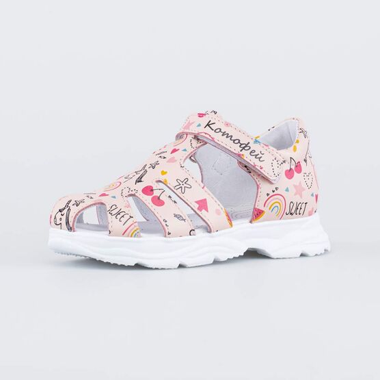 422083-21 Сандалии для девочки Лето для девочки розовый