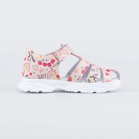 422083-21 Сандалии для девочки Лето для девочки розовый фото №2