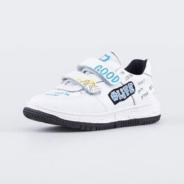 532305-71 Белые полуботинки из натуральной кожи для мальчики белый