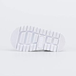 122225-21 Кожаные сандалии на липучках Серебро для девочки серебристый фото №3