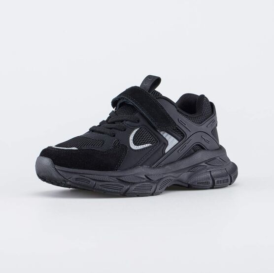 644512-12 Черные кроссовки для мальчика-подростка для мальчики черный