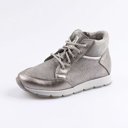552148-31 Ботинки для девочки серебрист.