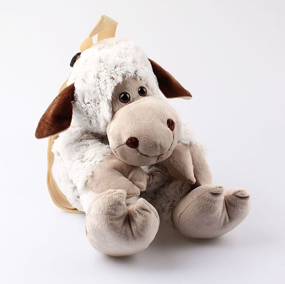 02003075-00 Плюшевый рюкзак Барашек для универсальные бежевый