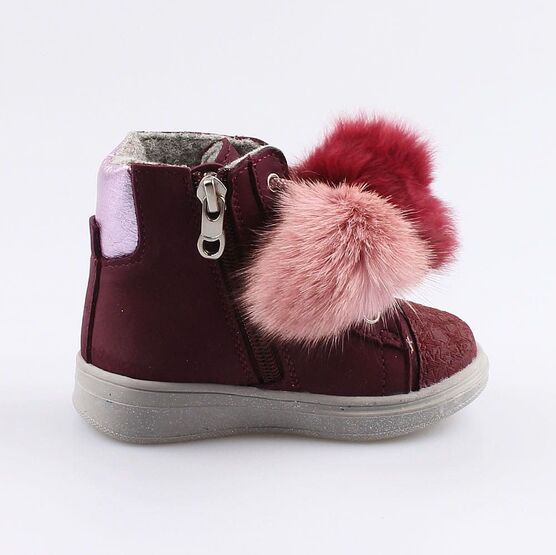 152249-31 Ботинки для девочки бордовый фото №2