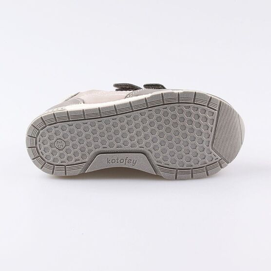 332120-23 Полуботинки для девочки сер-срб фото №3