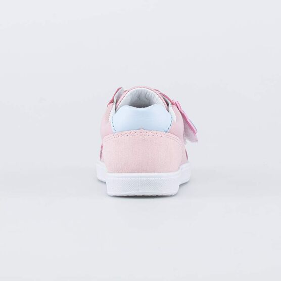 132162-22 Полуботинки из натуральной кожи для девочки розовый фото №5