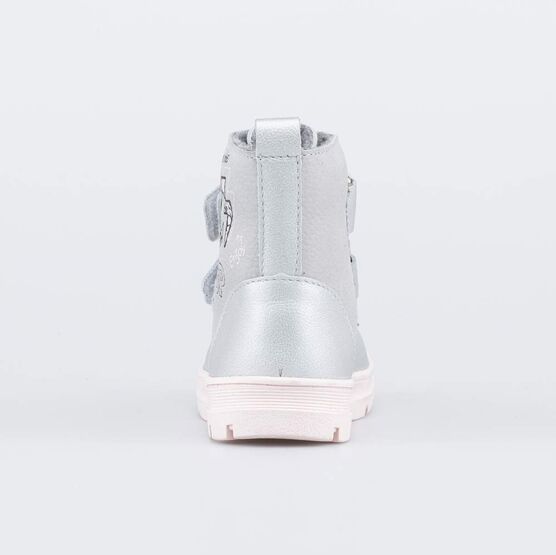 152351-31 Утепленные ботинки на липучках DGU серый для девочки светло-серый фото №5