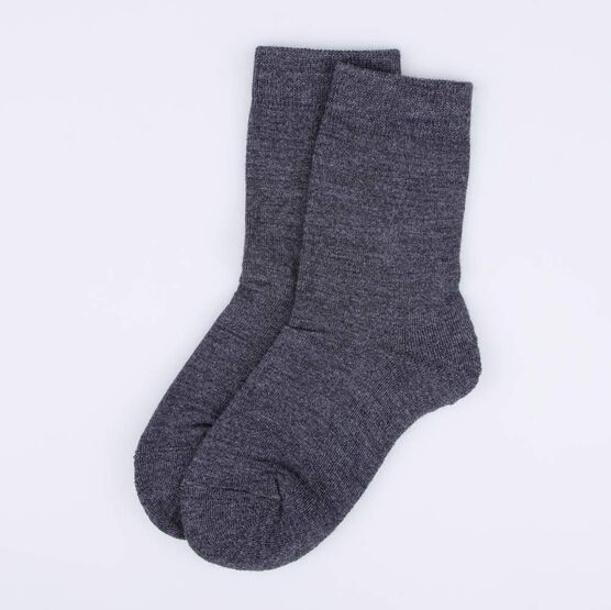 07742308-41 Термоноски Котофей Шерсть темно-серый для мальчики серый