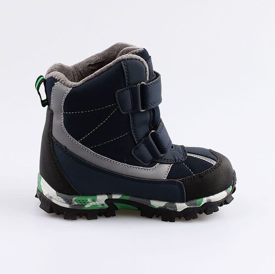 254971-42 Мембранные ботинки с LED-подсветкой для мальчики син-зел фото №2