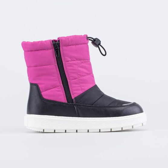 664147-41 Укороченные сапожки-дутики для девочки фуксия фото №2