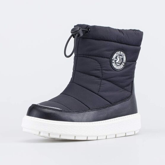 664147-42 Укороченные сапожки-дутики для мальчики черный