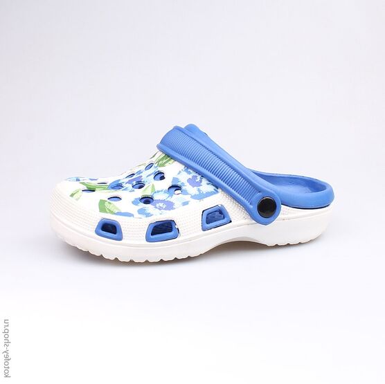 725016-01 Пляжная обувь синяя для девочки светло-синий