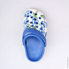 725016-01 Пляжная обувь синяя для девочки светло-синий фото №4