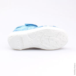 421026-14 Сандалии текстильные для мальчики светло-синий фото №3