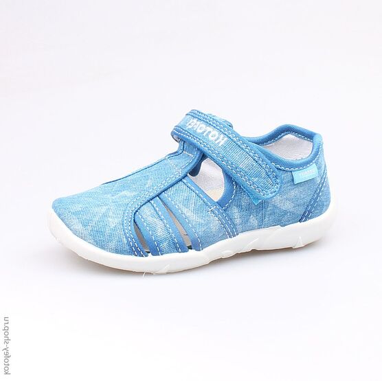 421026-14 Сандалии текстильные для мальчики светло-синий