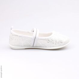 531042-71 Текстильная обувь для девочки белый фото №2