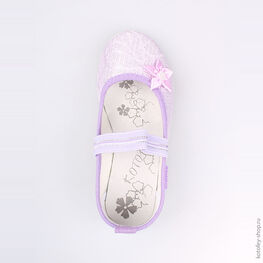 531042-72 Текстильная обувь для девочки сиреневый фото №4