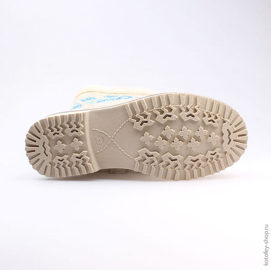 667023-41 Валенки для девочки серый фото №3