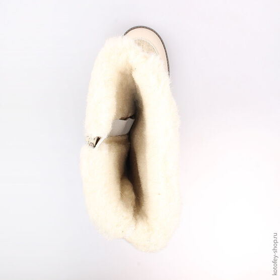 667023-41 Валенки для девочки серый фото №4