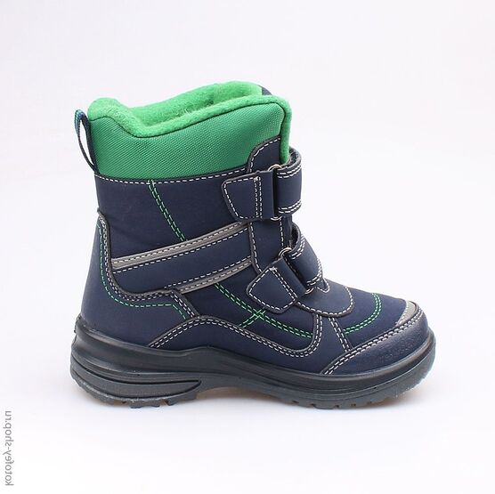 454979-41 Мембранные ботинки для мальчики син-зел фото №2