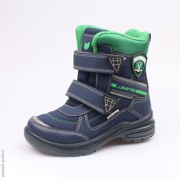 454979-41 Мембранные ботинки для мальчики син-зел