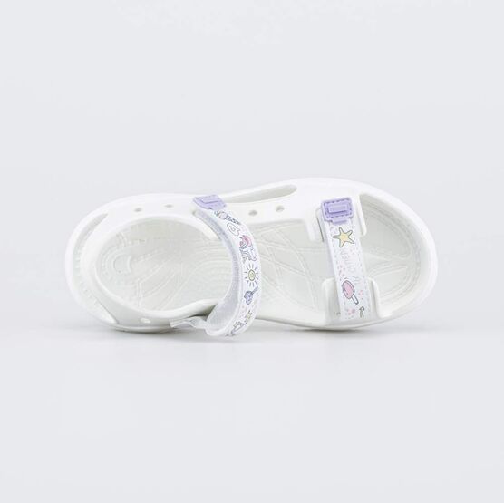 224008-05 Пляжная обувь для девочки Летние радости для девочки белый фото №4