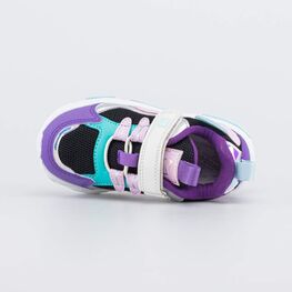 344400-75 Светящиеся кроссовки для девочки для девочки фиолетовый фото №4