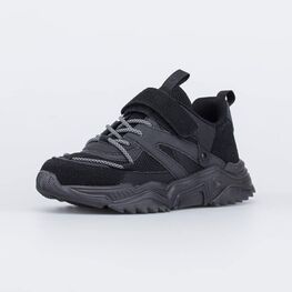 344384-73 Кроссовки для девочки черный