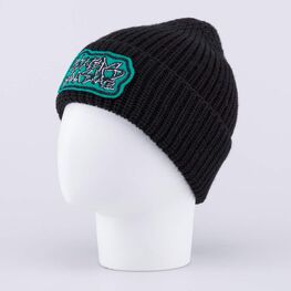 07711971-40 Шапка детская с отворотом черный для мальчики черный фото №2