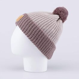 07711973-40 Шапка детская с отворотом Мишка капучино для мальчики капучино фото №3