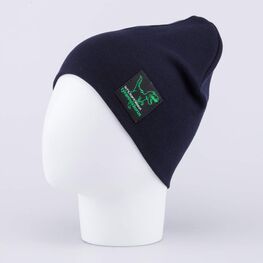 07711975-41 Шапка хлопковая детская темно-синий для мальчики темно-синий фото №2