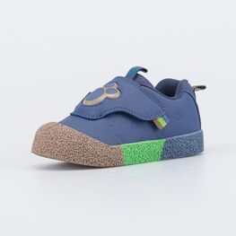 144276-72 Кроссовки со звуком и LED Лапка для мальчики синий