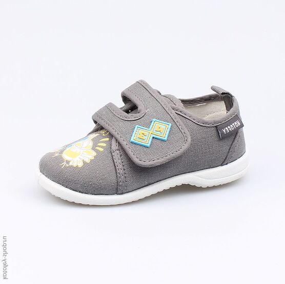131122-12 Текстильная обувь для мальчики серый