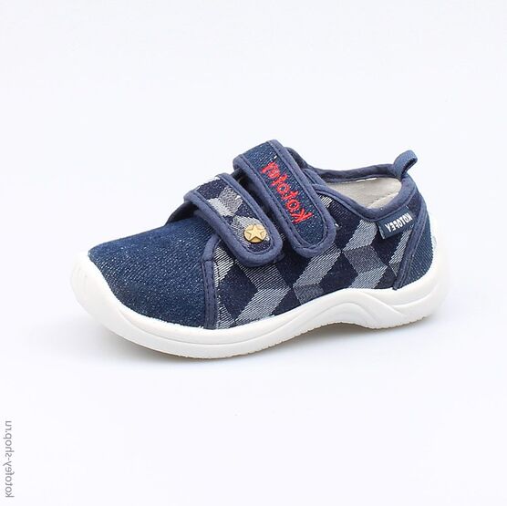 231118-12 Текстильная обувь для мальчики светло-синий