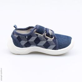 231118-12 Текстильная обувь для мальчики светло-синий фото №2