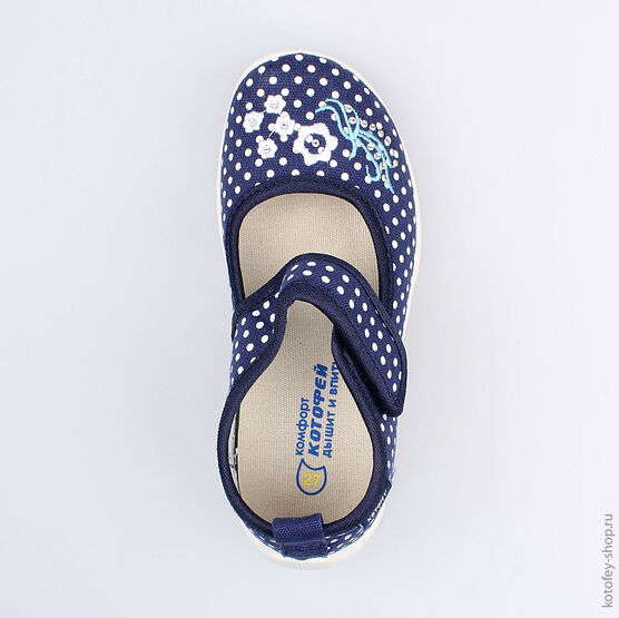 431101-11 Текстильная обувь для девочки светло-синий фото №4