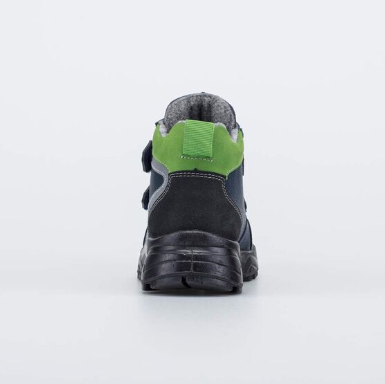 552322-31 Ботинки на байковой подкладке для мальчики син-зел фото №5