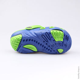 325038-01 Пляжная обувь сине-салатовая для мальчики син-сал фото №3