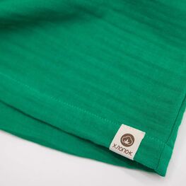 07764075-41 Костюм муслиновый рубашка + шорты зеленый для мальчики зеленый фото №3