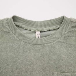 07764088-40 Махровая футболка для мальчика Неженка оливковый для мальчики оливковый фото №3