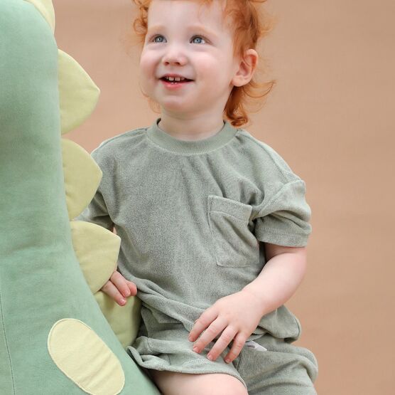 07764088-40 Махровая футболка для мальчика Неженка оливковый для мальчики оливковый фото №5