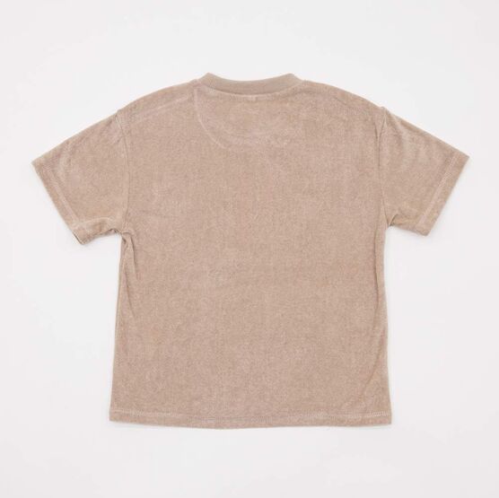 07764088-41 Махровая футболка для мальчика Неженка бежевый для мальчики бежевый фото №2
