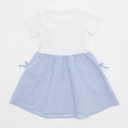 07865065-30 Детское платье на лето со съемным декором для девочки голубой,белый фото №2