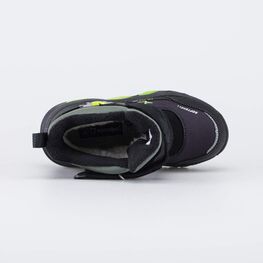 454708-41 Мембранные ботинки с LED и Softshell Космонавт для мальчики черный + оливковый фото №4