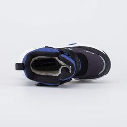 454708-42 Мембранные ботинки с LED и Softshell Космонавт для мальчики черный + синий фото №4