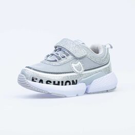 344271-72 Кроссовки для девочки серебрист.